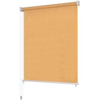 vidaXL Persiana Enrollable De Exterior 240x140 Cm Beige Vidaxl