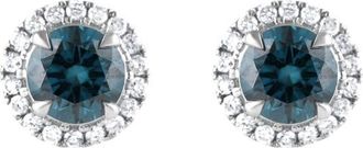 Grown Brilliance 14KT White Gold 1.45 Carat Lab Grown Diamond Stud Earrings for Women