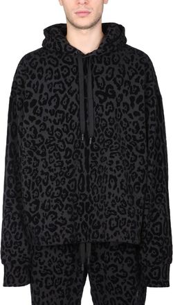Dolce & Gabbana Sweatshirt With Leopard Print