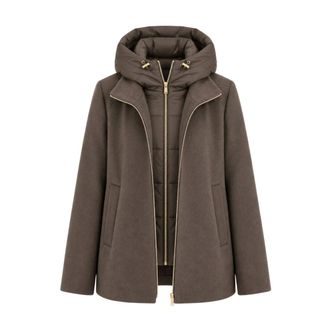 Marella Emmsorriso Puffer Jacket - Jackets - Mujer - Marr&oacute;n - 2XS