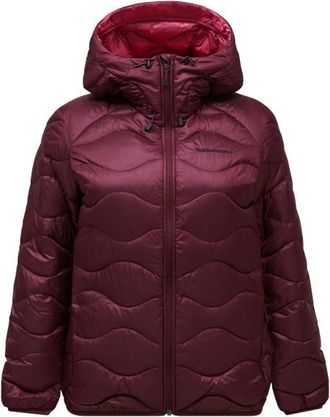 Peak Performance Helium Down Hood Jacket Daunenjacke f&uuml;r Damen | rot
