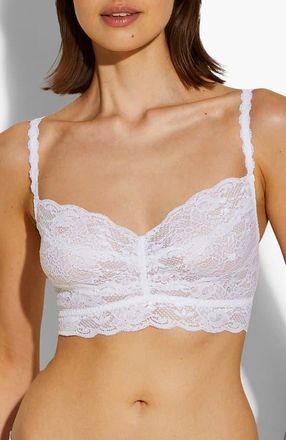 Cosabella Nsn Sweetie Bralette in White at Nordstrom, Size X-Large