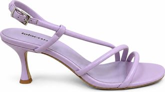 Lola Cruz Womens Blaire Open Toe Heel In Purple