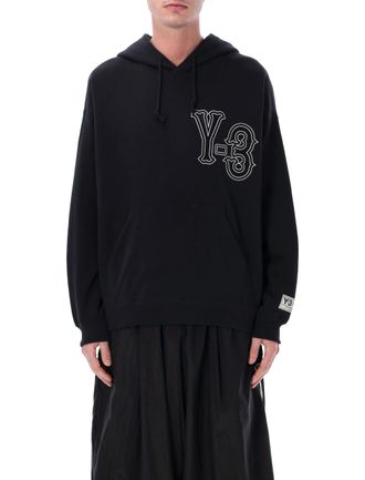 Yohji Yamamoto Elite Oversized Black Cotton Hoodie