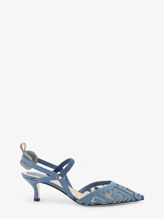 Fendi Decollet&egrave; Colibri in mesh con ricamo FF - FENDI - gender_Woman