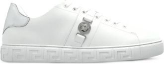 Versace Medusa Biggie Greca - Heren - Sneakers - Wit - 45 EU - Leer - Schoenen