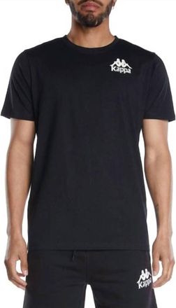 Kappa Mens Authentic Ables T-Shirt In Black Smoke