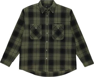 Purple Camicia con motivo tartan - Verde