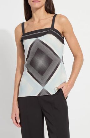 Lyss&eacute; Ananda Printed Tank Top in Halftone Scarf at Nordstrom, Size X-Small