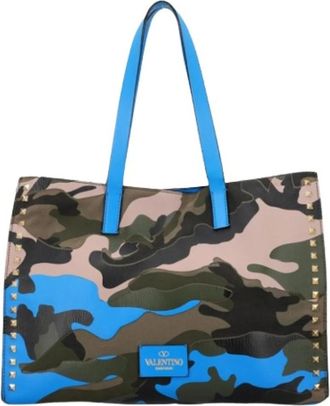 Valentino Pre-owned Rockstud Shopper - Dames - Vintage Shopper - Veelkleurig - ONE Size - Leer - Vintage