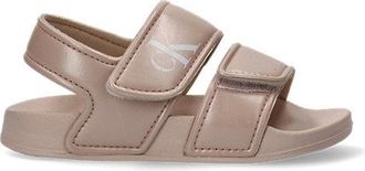 Calvin Klein Sandalias con velcro para ni&ntilde;os peque&ntilde;os