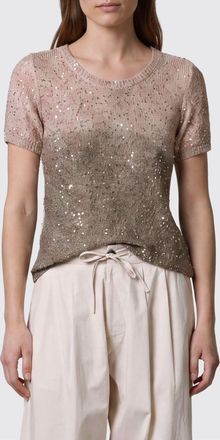 Roberto Collina Maglia in cotone con paillettes Roberto Collina