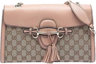 Gucci Pre-owned Shoulder Bags, female, Brown, Size: ONE SIZE Pre-owned The Emily