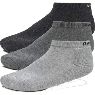 Oakley Mens Sport Socks (3 Pcs), New Granite Hthr, Medium