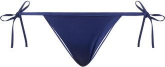 Dsquared2 Slip bikini con ricamo - Blu