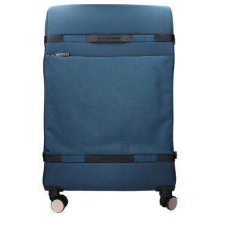 Piquadro Uomos Trolley In Tessuto Blu