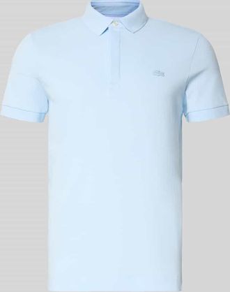 Lacoste Regular Fit Poloshirt aus Baumwoll-Mix in Hellblau, Größe XXL