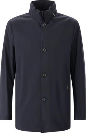 Moorer Single-Breasted Coats - Heren - Mantel - Blauw - 3XL - Jassen
