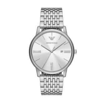Emporio Armani Horloges - Heren - Horloges - Grijs - ONE Size - Accessoires