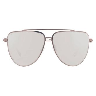 Fendi Smoke Pilot Ladies Sunglasses FE40122U 45C 59