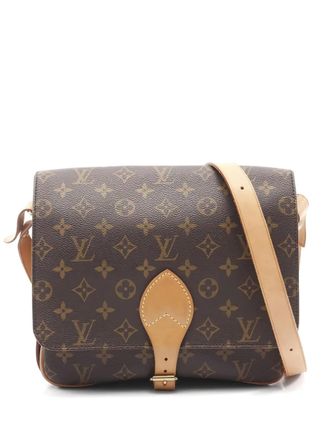 Louis Vuitton 2001 Cartouchiere GM monogram satchel bag - women - PVC - One Size - Brown