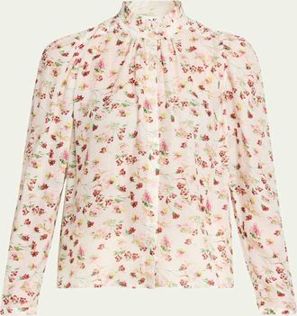 Alix of Bohemia Artemis Wild Garden Long-Sleeve Blouse