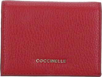 Coccinelle Portafoglio in pelle martellata - Rosso