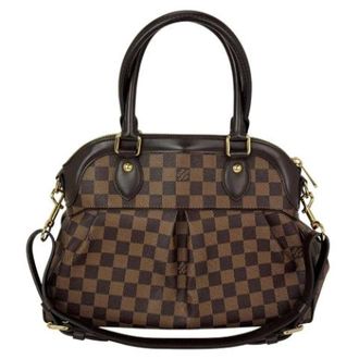 Louis Vuitton Pre-owned Trevi PM Schoudertas - Dames - Pre-owned - Bruin - Maat: ONE Size Leer