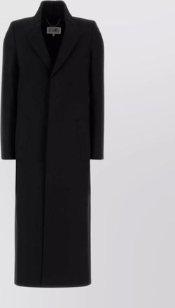 Maison Margiela virgin wool single breasted coat