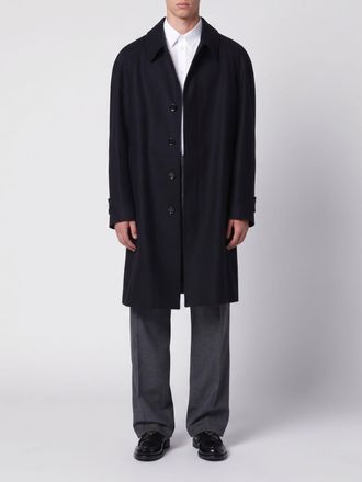 Lardini Cappotto monopetto in misto lana e cashmere con chiusura a bottoni
