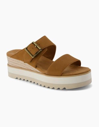 Toms Toms Womens Diana Womens Wedge Sandals - Brown - Size: 5