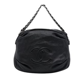 Chanel Pre-owned Hobo Bag - Dames - Pre-owned - Zwart - Maat: ONE Size Leer