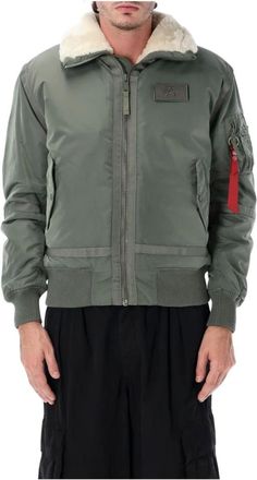 Alpha Industries B-15 III TT Bomber Jacket - - Jackets - Uomo - Verde - L