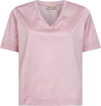 Blanca Vita T-Shirts - Dames - T-shirts - Roze - 2XS - Tops