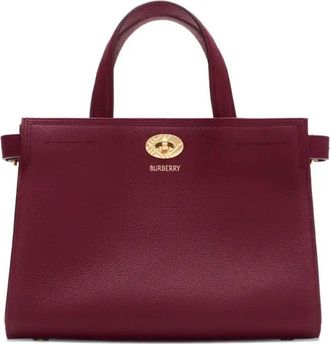 Burberry Cotswolds Tote Bag - Womens - Grained Calf Leather/Polyester/Cotton