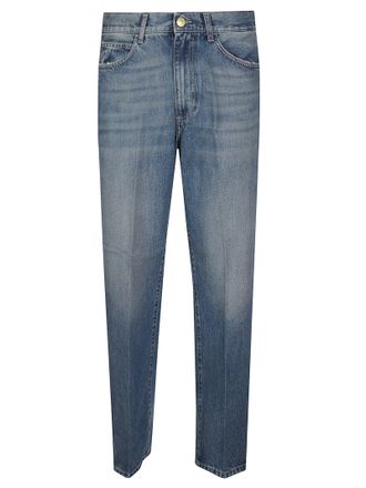 Ballantyne Cotton Tapered Boyfriend Jeans