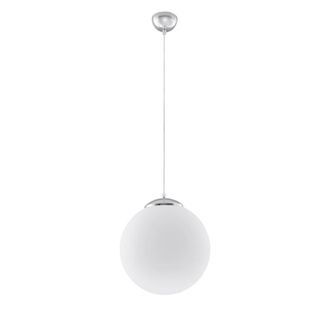 Sollux Lighting L&aacute;mpara de techo blanco cromo acero vidrio alt 120 cm