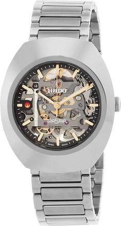 Rado Pre-owned Rado DiaStar Original Skeleton Automatic Grey Dial Unisex Watch R12162153