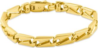 Pompeii3 Mens Link 14k Gold (44gram) or Platinum (71gram) 7.5mm Bracelet 8.25