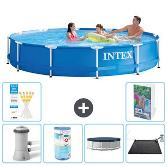 Intex Piscina Con Estructura Redonda - 366x76 Cm - 7-piezas S271