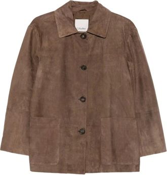 Max Mara Smmastrale 006F Jacket - female - Max Mara - Leather Jackets - Brown - 2XS - Jackets
