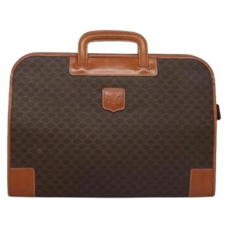 Celine Pre-owned Handbags, unisex, Brown, Size: ONE SIZE Pre-owned Macadam briefcase