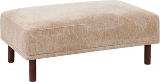 Beliani Otomana Tela Beige