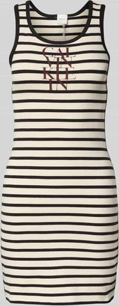 Calvin Klein Jeans Minikleid mit Label-Print in Weiss, Größe XS