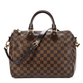 Louis Vuitton Pre-owned Womens Speedy Bandouliere 3 Shoulder Bag - Brown - One Size