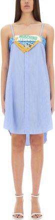 Moschino Patchwork Cotton Dress-Donna