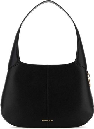 Michael Kors Alice Schoudertas - Dames - Schoudertassen - Zwart - ONE Size - Leer - Tassen