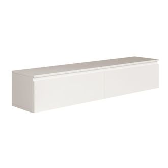 Selsey Selsey - Bemmi -mueble De Tv Suspendido Con 2 Puertas -150 Cm -blanco