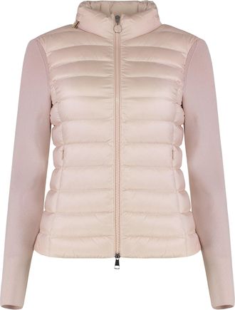 Moncler Cardigan With Padded Front Panel