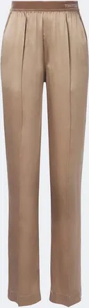 Tom Ford Silk satin straight pants